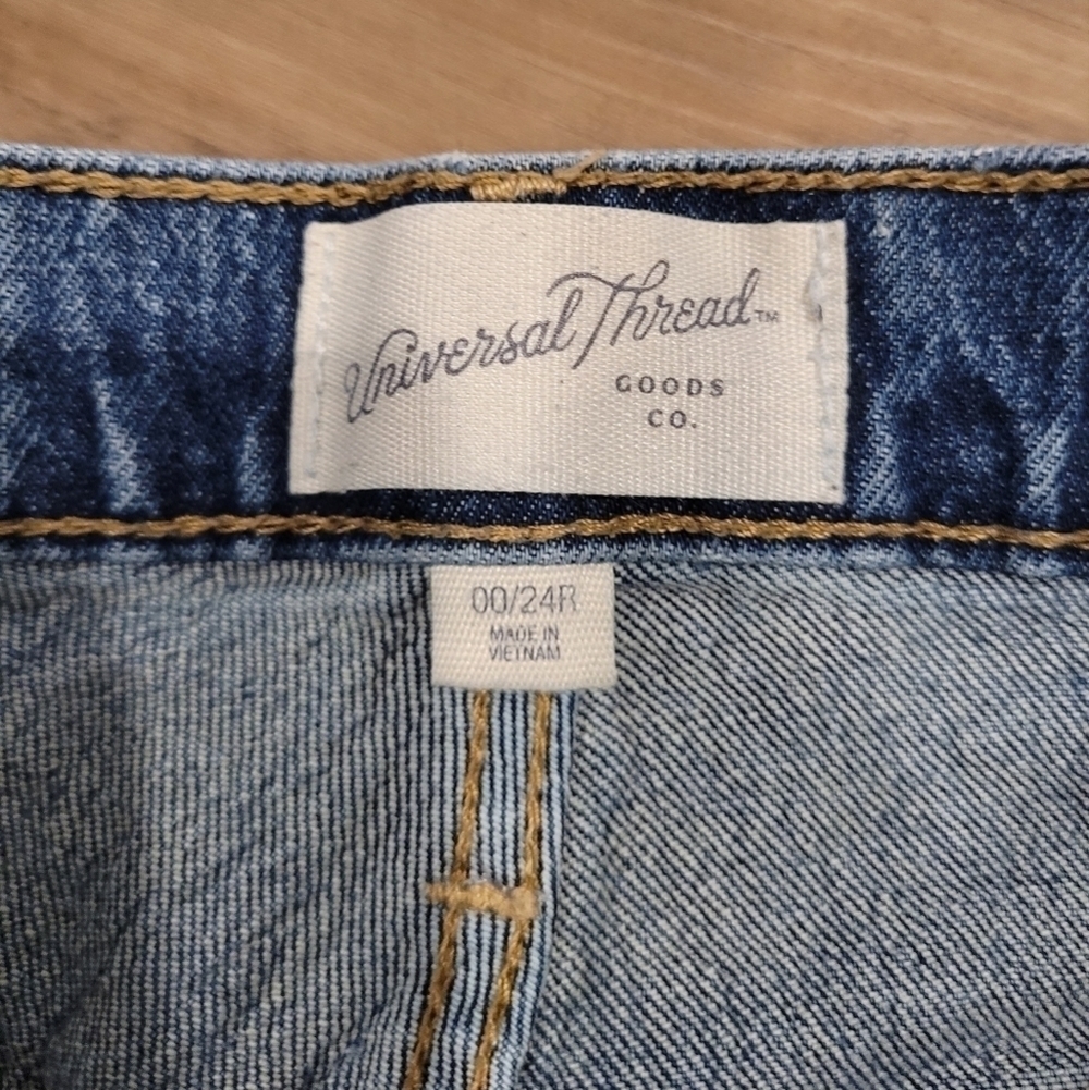 Universal Thread High Rise Vintage Straight Jeans Size 24 - Picture 6 of 8